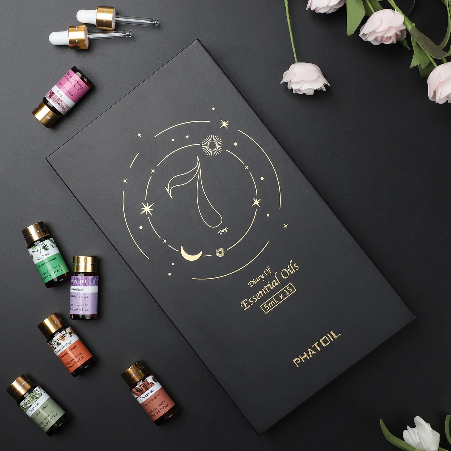 Dairy of Natural Plant Aroma Pure Essential Oils Gift Set