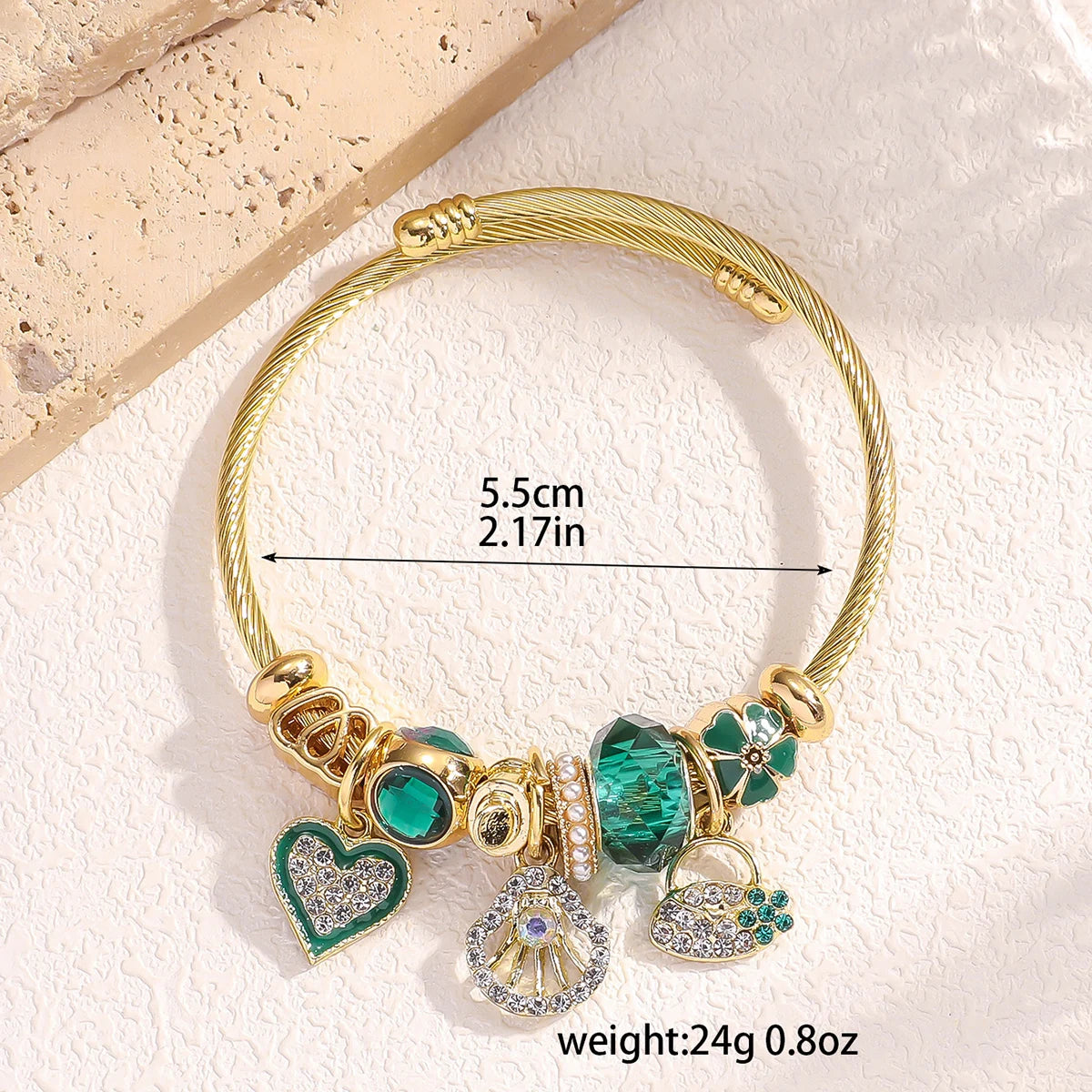 Elegant Multi Element Charm Love Bracelet