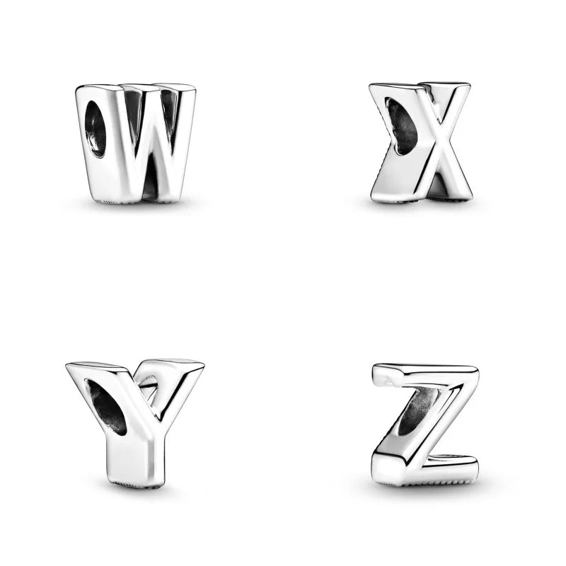 Beautiful 26 English Letters A-Z Random Combination Charm Beads