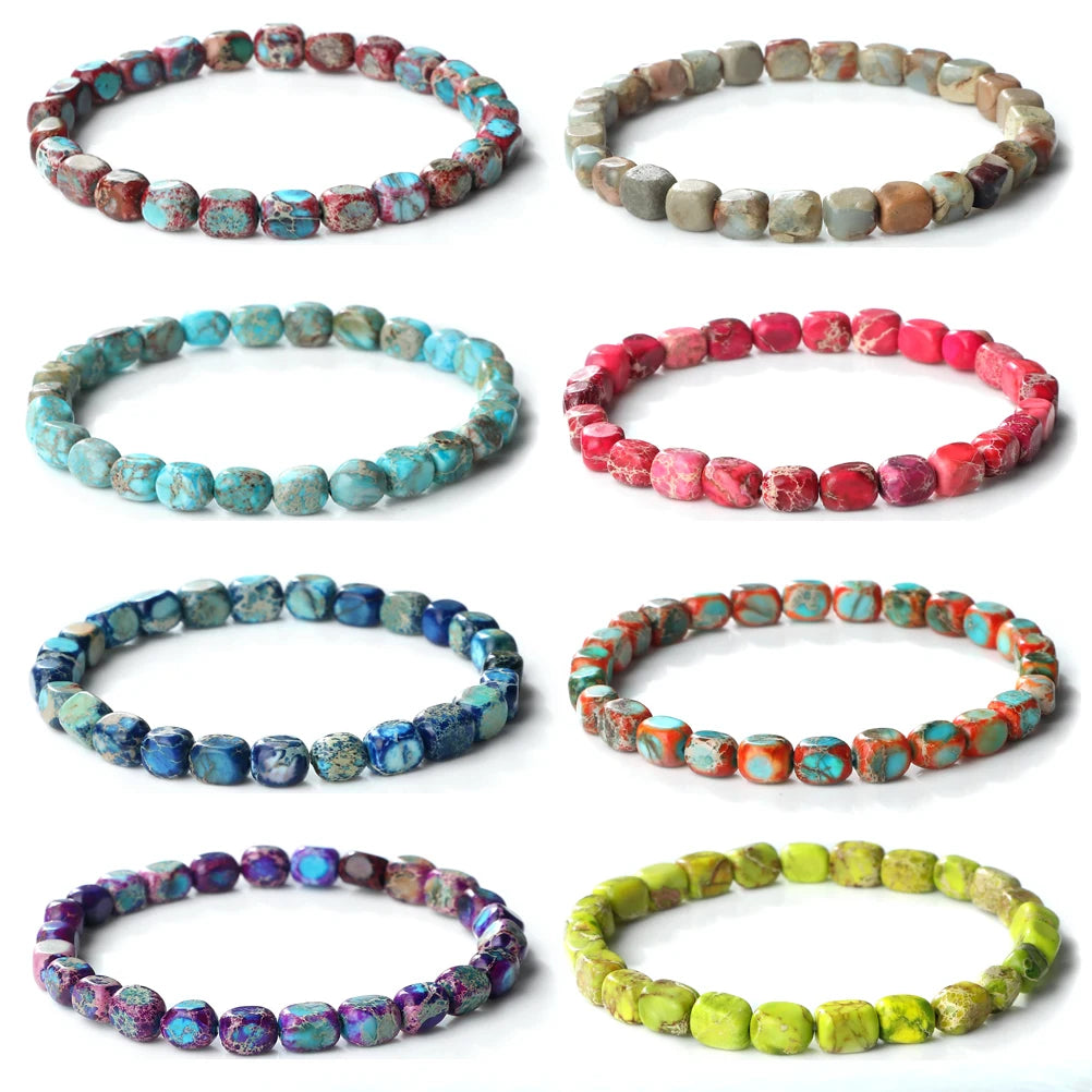 Legendary Grounding Multicolored Emperor Stone Bracelets