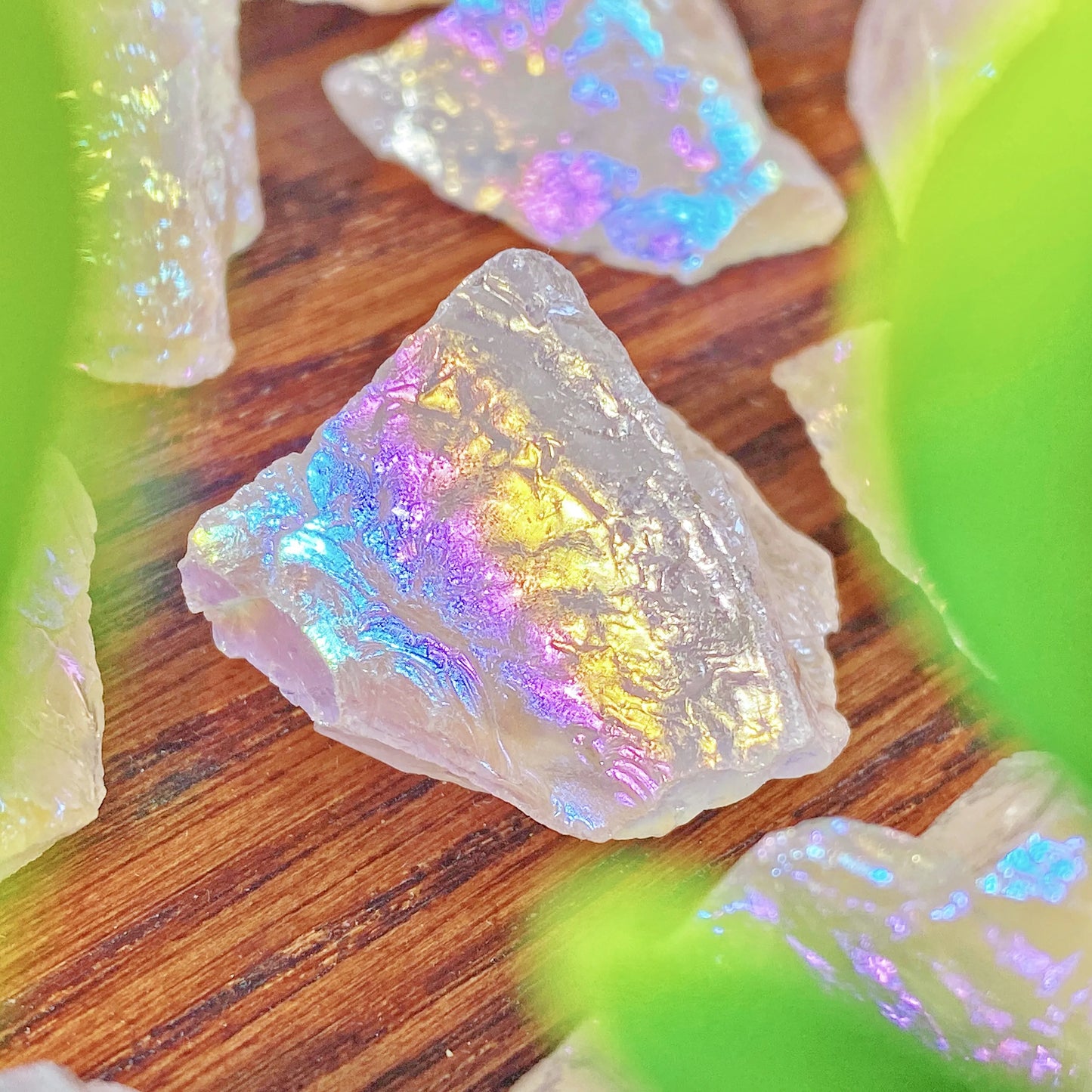 Enchanting Aura Rose Quartz Raw Gemstone Crystal