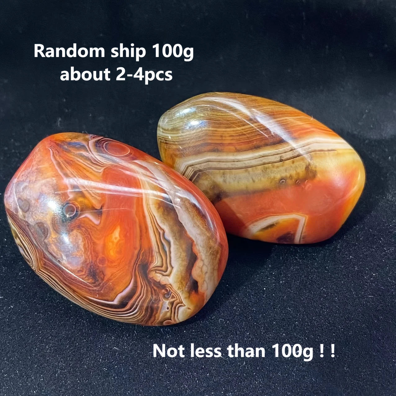 Natural Sardonyx Agate Palm Stone