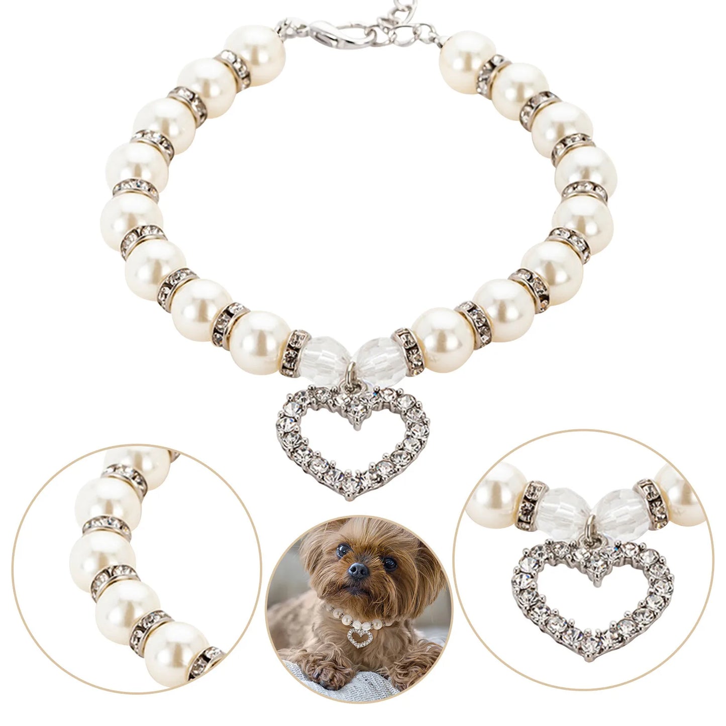 Pearls And Diamonds Dog & Cat Collars