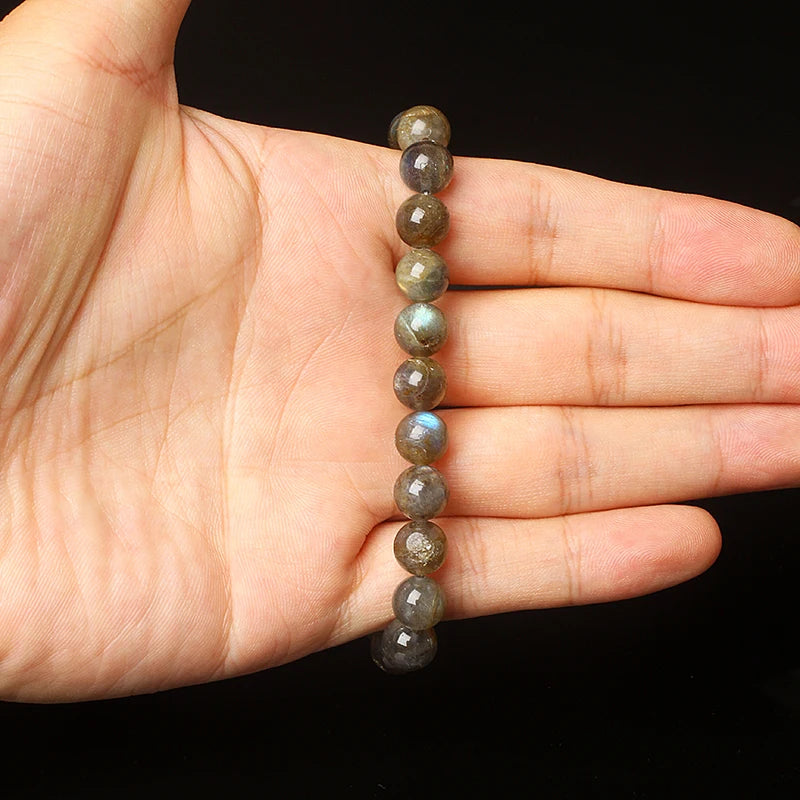 Original Blue Moonstone India Labradorite Beads Bracelets