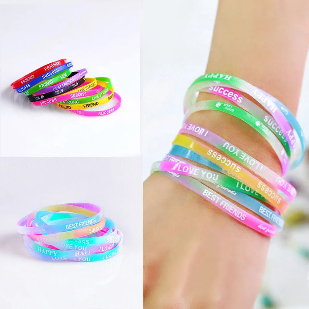 Luminous Motivational Wristband Bracelets