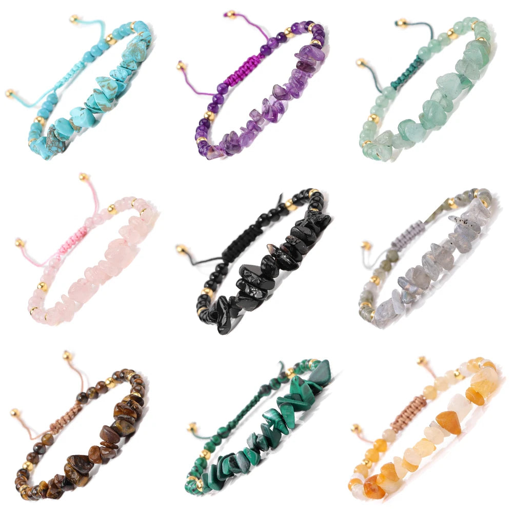 Earths Treasure Gravel Stone Chip Bracelets