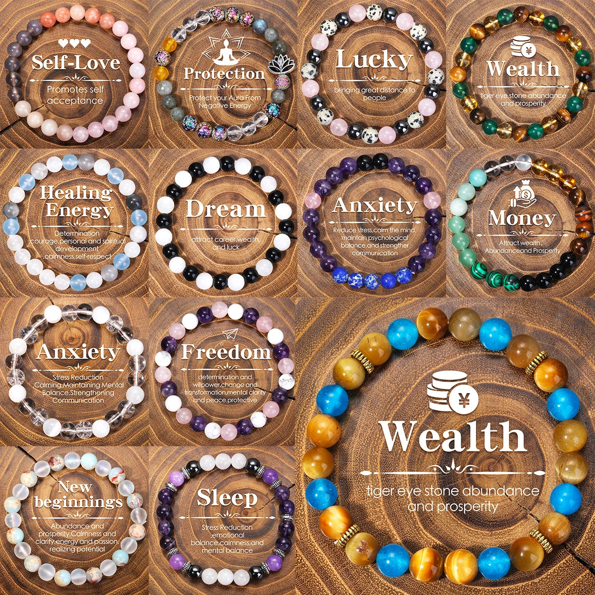 Mysterious Transformation Natural Stone Bracelet