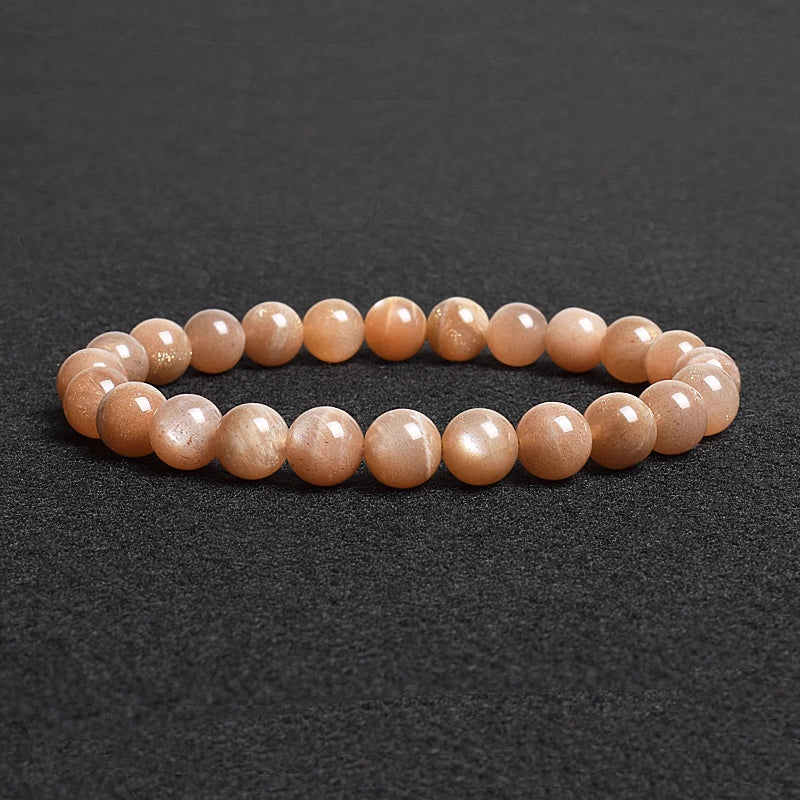 Enchanting Gaze Blue Moonstone India Labradorite Beads Bracelets