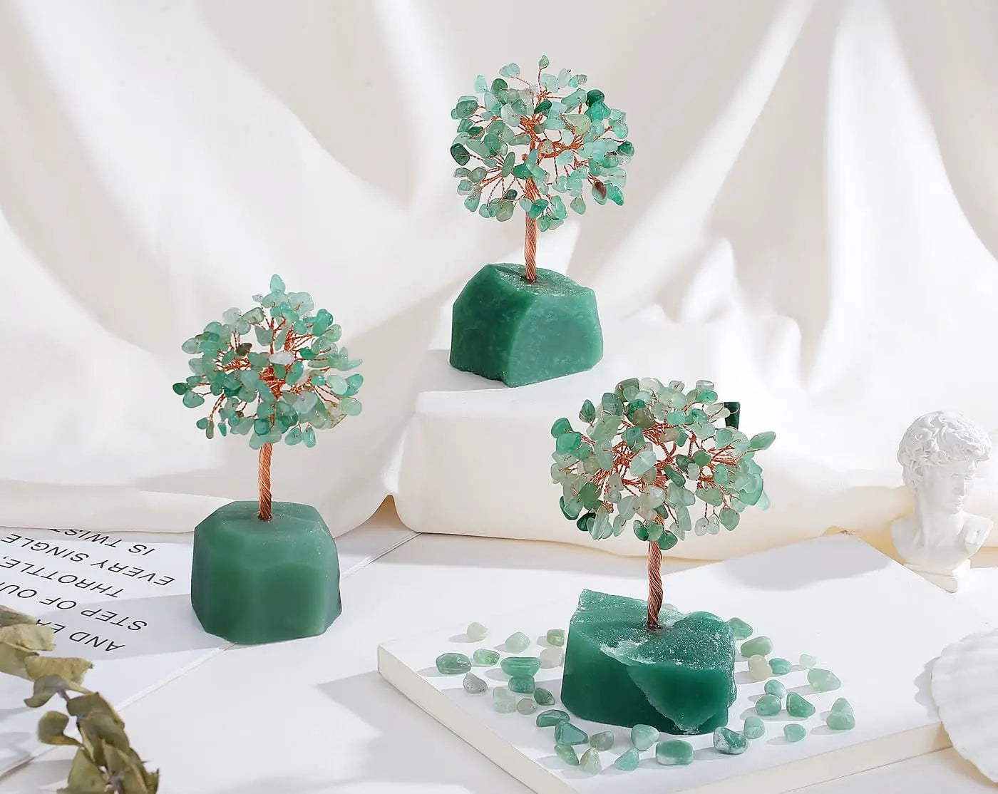 Copper Healing Natural Crystals Stone Tree