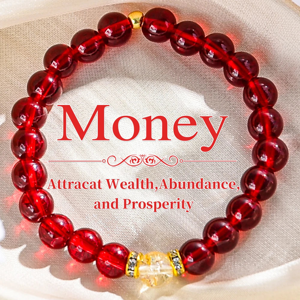 Ruby Red  Prosperity Protection Enhancement Bracelet