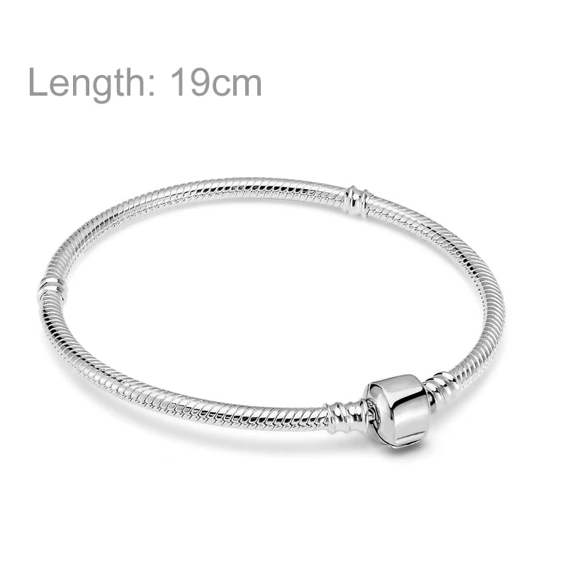 Charm Add-on Sterling Silver Pendant Bracelet