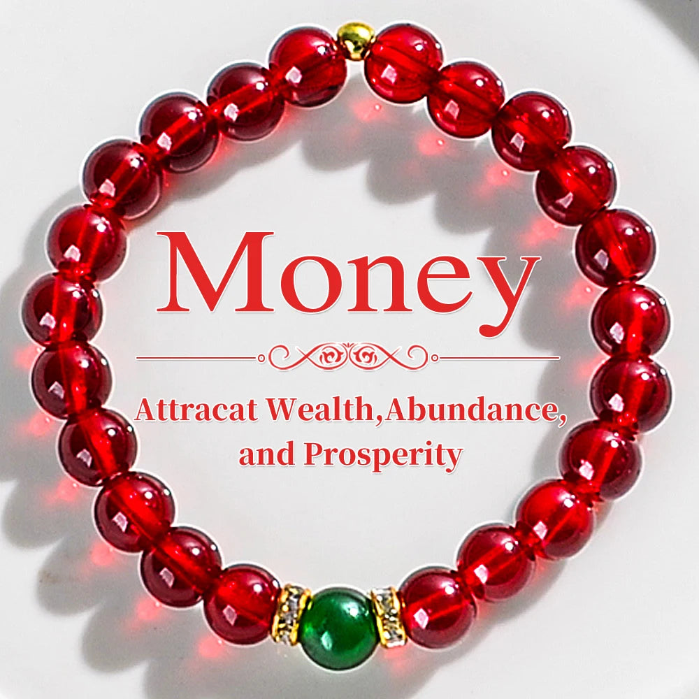 Ruby Red  Prosperity Protection Enhancement Bracelet