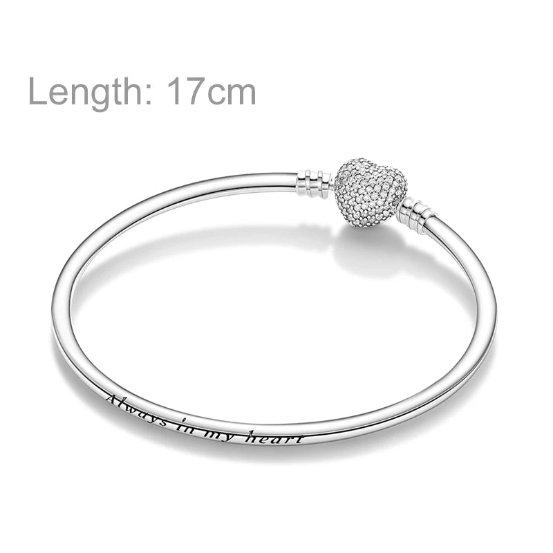 Charm Add-on Sterling Silver Pendant Bracelet