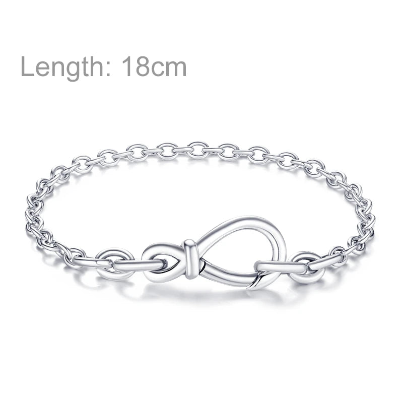 Charm Add-on Sterling Silver Pendant Bracelet