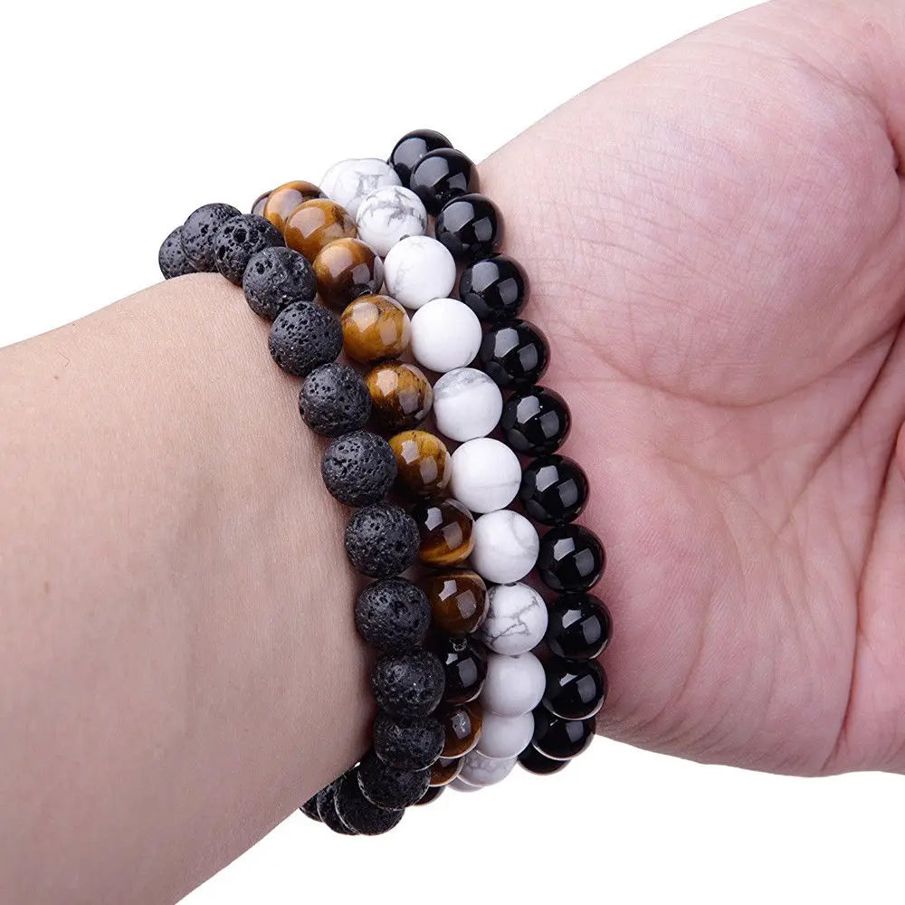 Earthy Natural Stone Healing Energy & Luck Bracelets