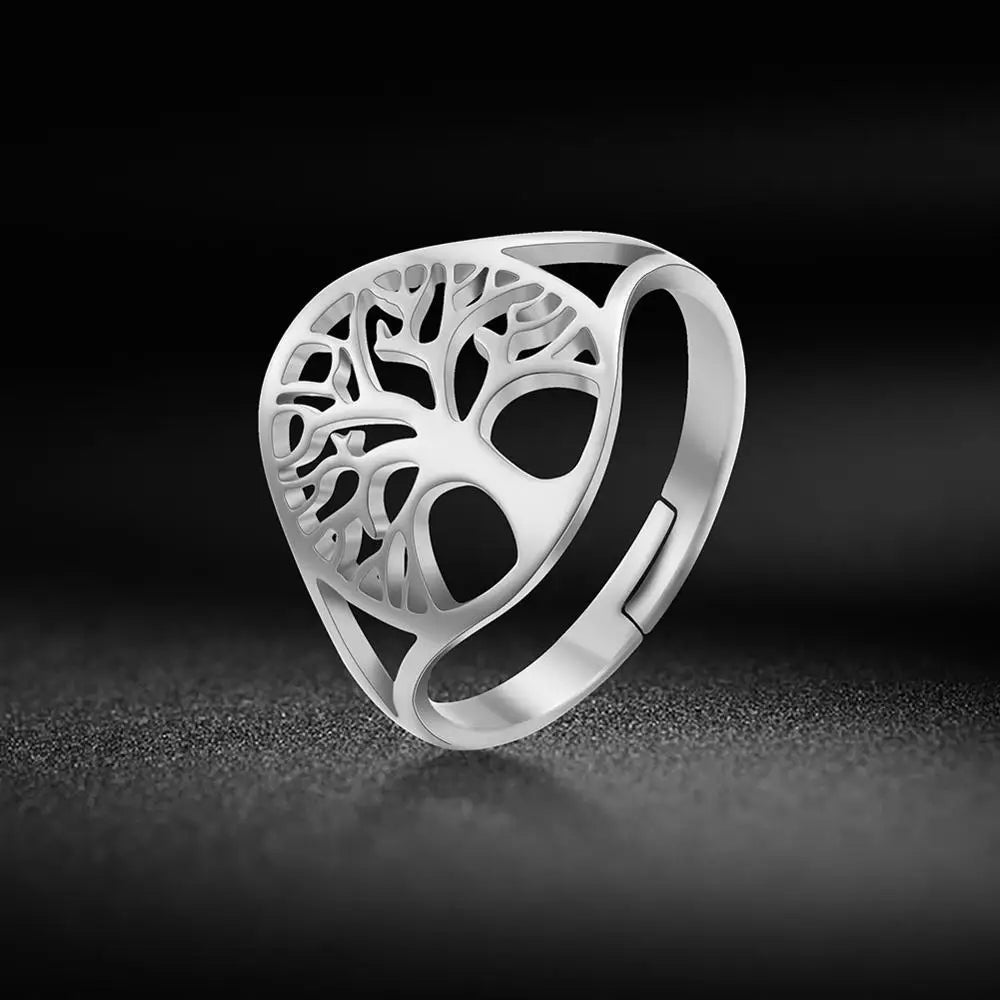 Tree of Life Adjustable Ring