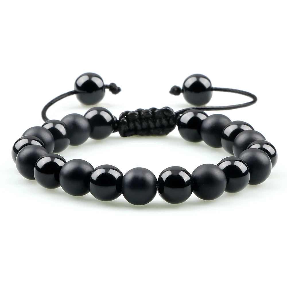 Smooth Elegance Crystal Stone Healing Bracelet
