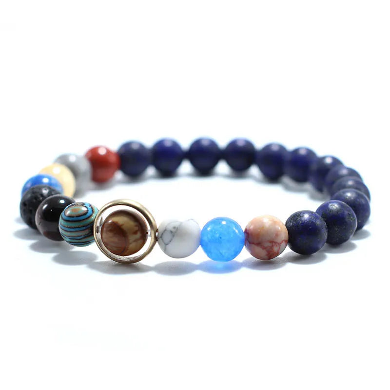 The Mystique enchanting Cosmic Solar System Bracelet