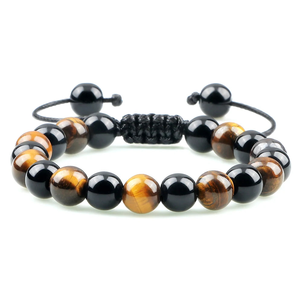 Smooth Elegance Crystal Stone Healing Bracelet