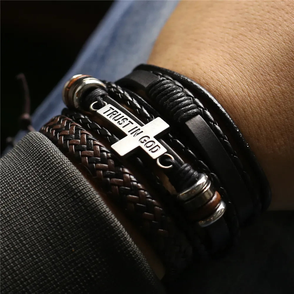 Motivational Faith Charm Bracelet Sets