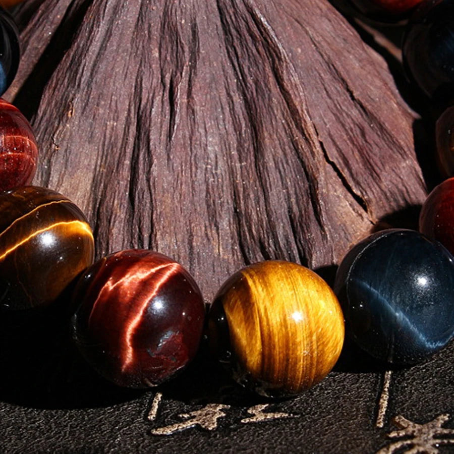 Tricolor Tiger Eye Crystal Bracelets