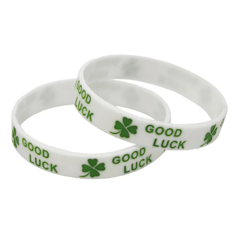 Good Luck Clover Wristband