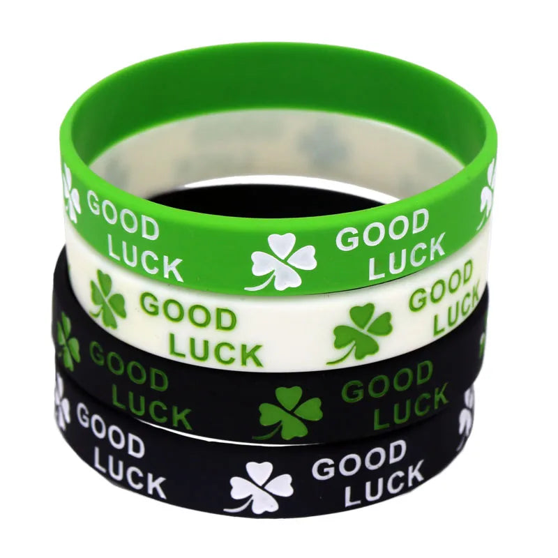 Good Luck Clover Wristband