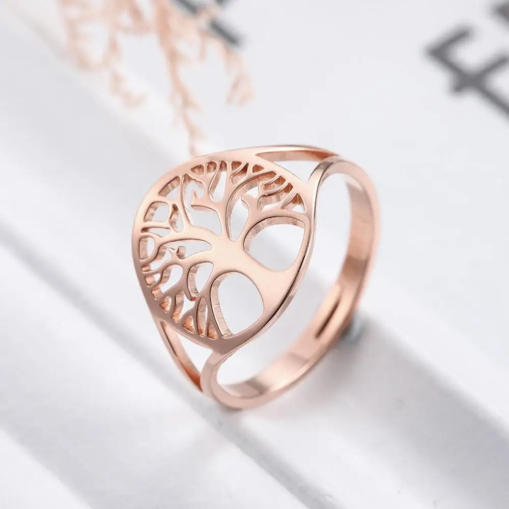 Tree of Life Adjustable Ring