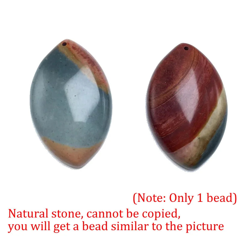 Marquise Cabochons Stone Pendant