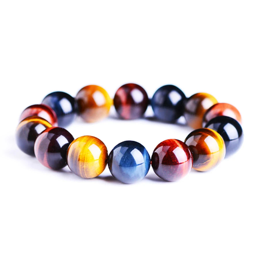 Tricolor Tiger Eye Crystal Bracelets