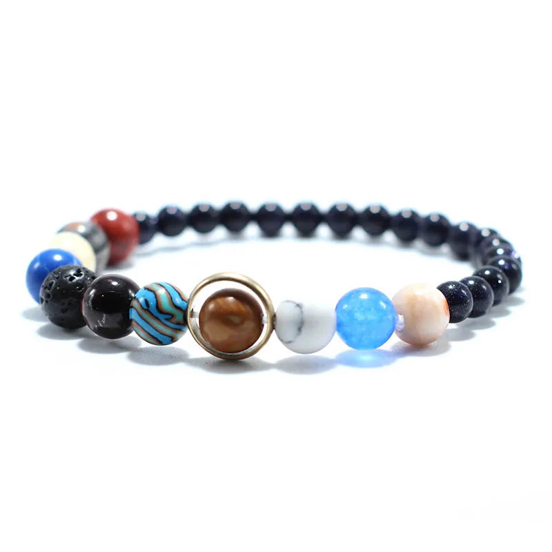 The Mystique enchanting Cosmic Solar System Bracelet