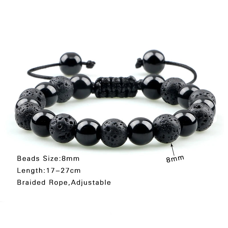 Smooth Elegance Crystal Stone Healing Bracelet