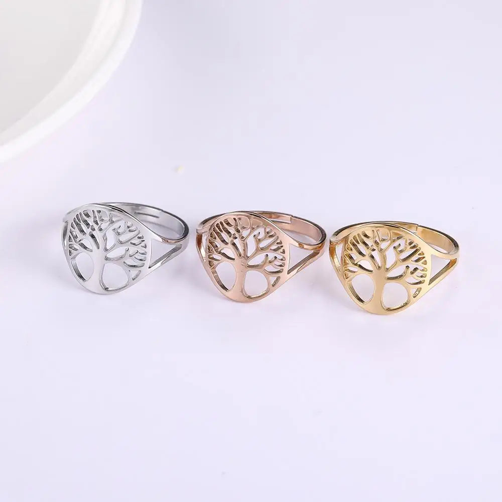 Tree of Life Adjustable Ring