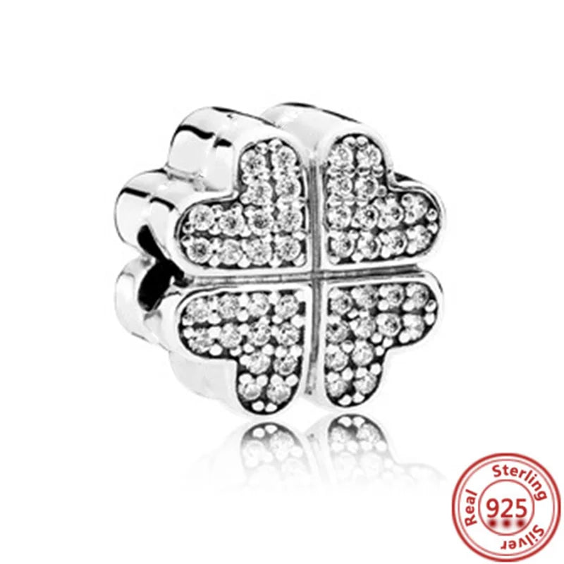 Diamond Stud Platinum Charm Pieces (Fit Original Bracelet)