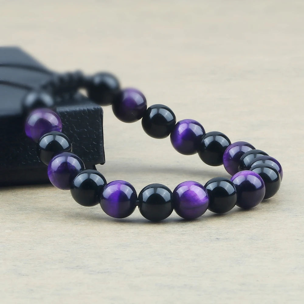 Smooth Elegance Crystal Stone Healing Bracelet