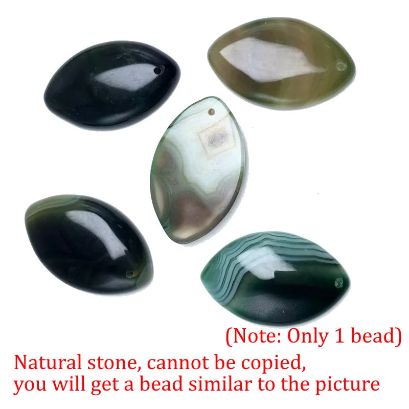 Marquise Cabochons Stone Pendant