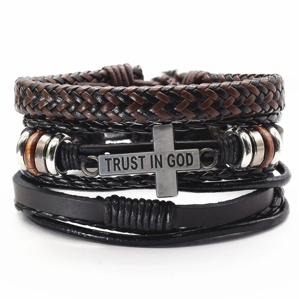 Motivational Faith Charm Bracelet Sets