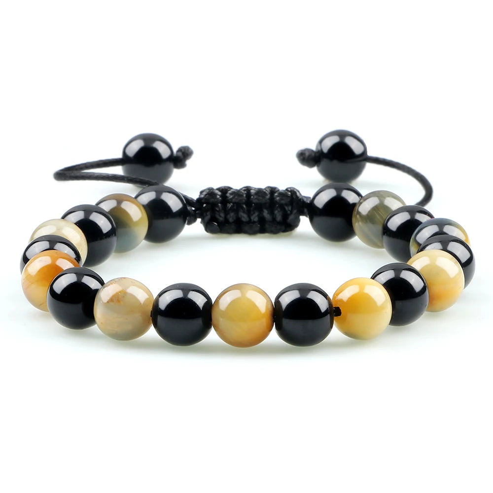 Smooth Elegance Crystal Stone Healing Bracelet