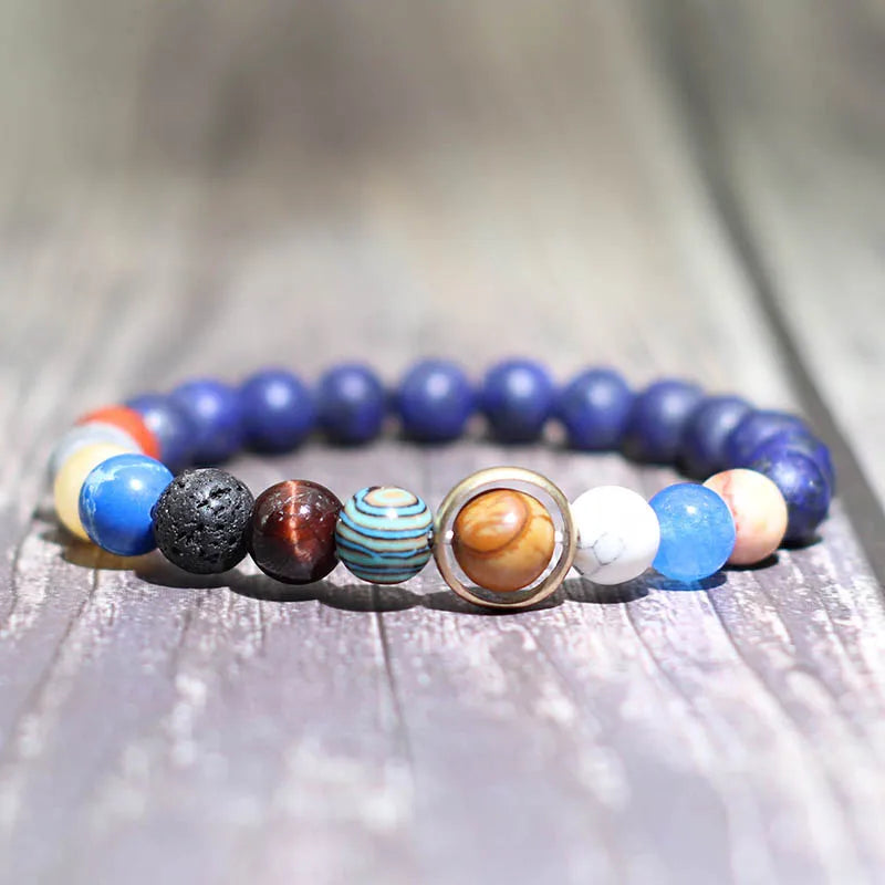 The Mystique enchanting Cosmic Solar System Bracelet