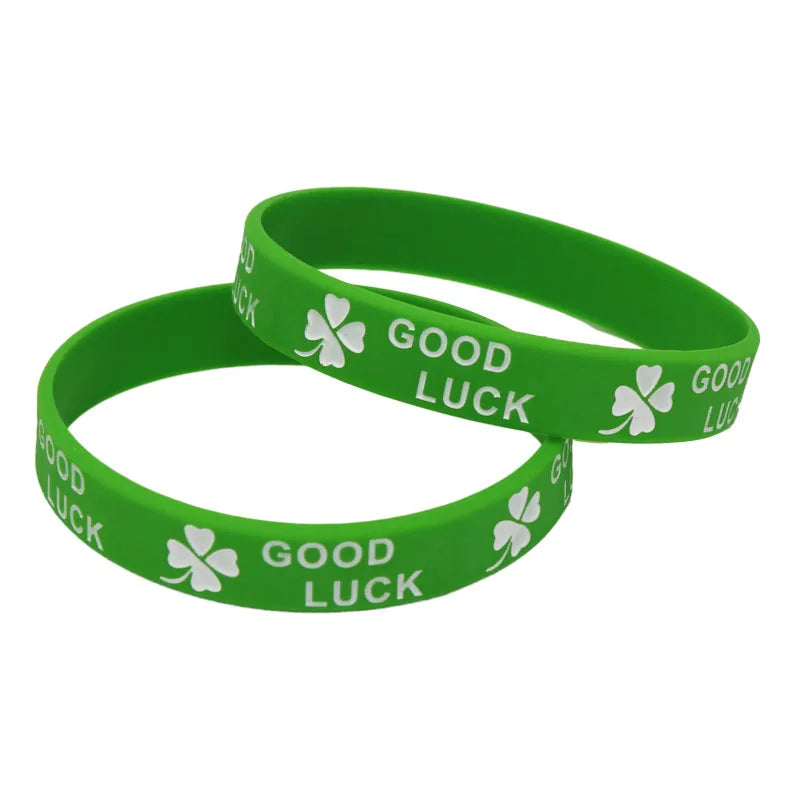 Good Luck Clover Wristband