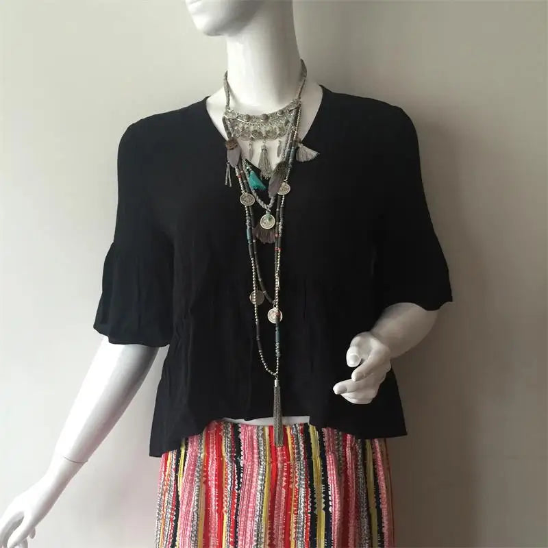 Gypsy Vintage Tribal Collar Tibet Long Necklace