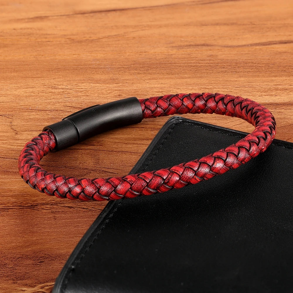 Classic Hand-woven Leather Bracelet