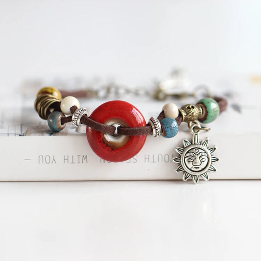 Sun Charm Ceramic bracelets