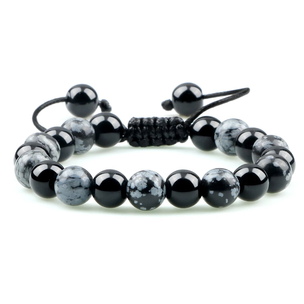 Smooth Elegance Crystal Stone Healing Bracelet