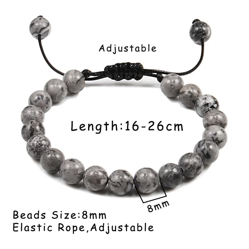 Exquisitely Beautiful Natural Lava Rock Healing Balancing Bracelets