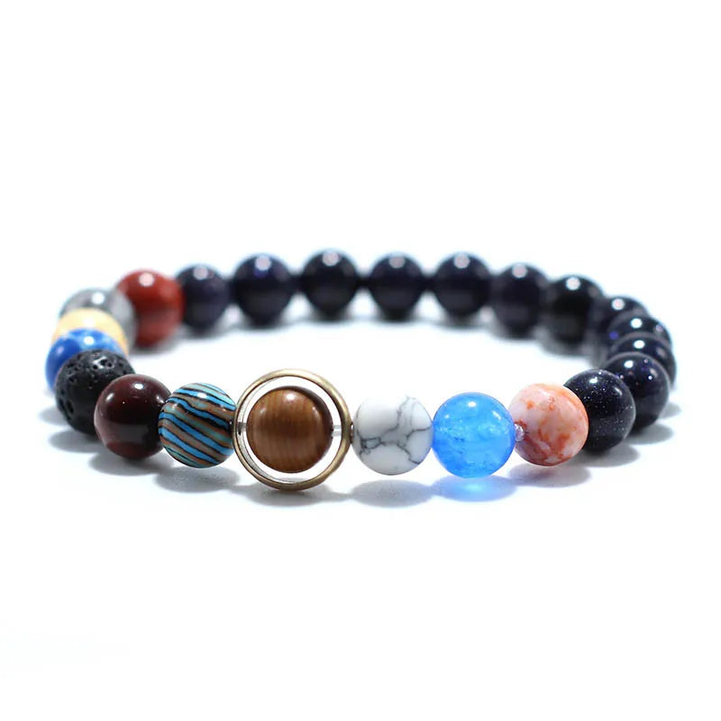 The Mystique enchanting Cosmic Solar System Bracelet