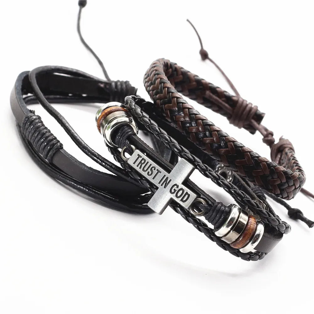 Motivational Faith Charm Bracelet Sets