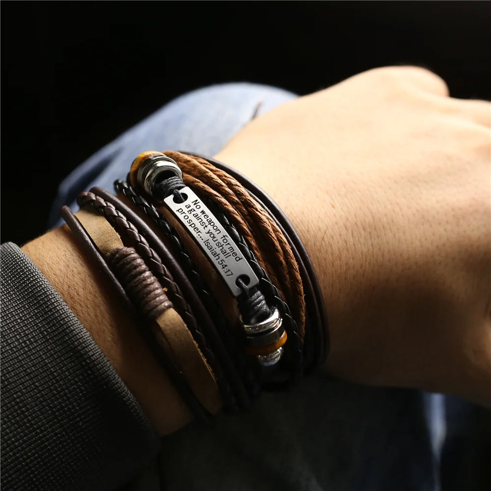 Motivational Faith Charm Bracelet Sets