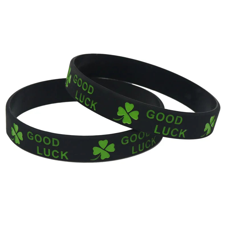 Good Luck Clover Wristband