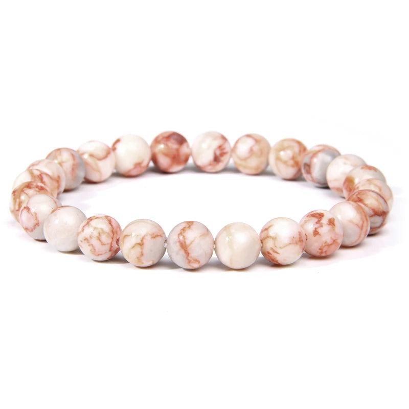 Pink Series 2 Natural Stone Bracelets